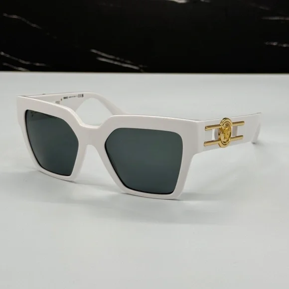 NEW MOD 4458 314/87 VERSACE VE4458 314/87 WHITE WOMEN VE4458 31487 SUNGLASSES